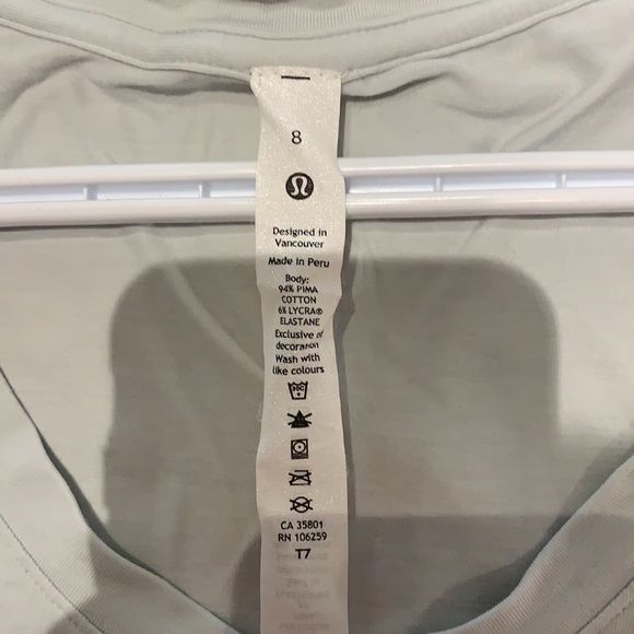 Ocean Air V-Neck Love Tee *Curved Hem - Picture 4 of 4